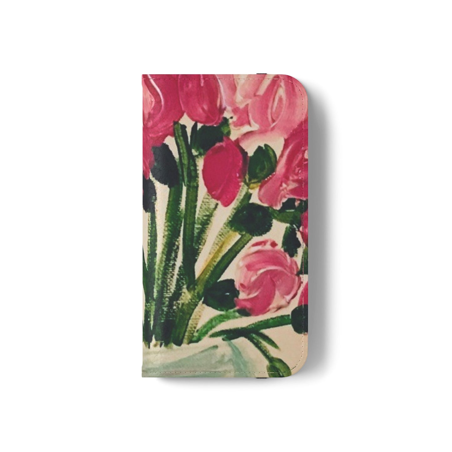 Flip Case-Pink Tulips