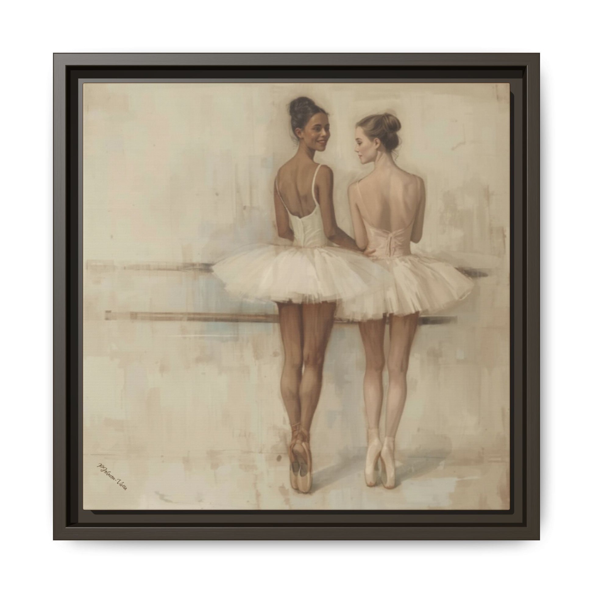 Framed Canvas Print~In the Same Light