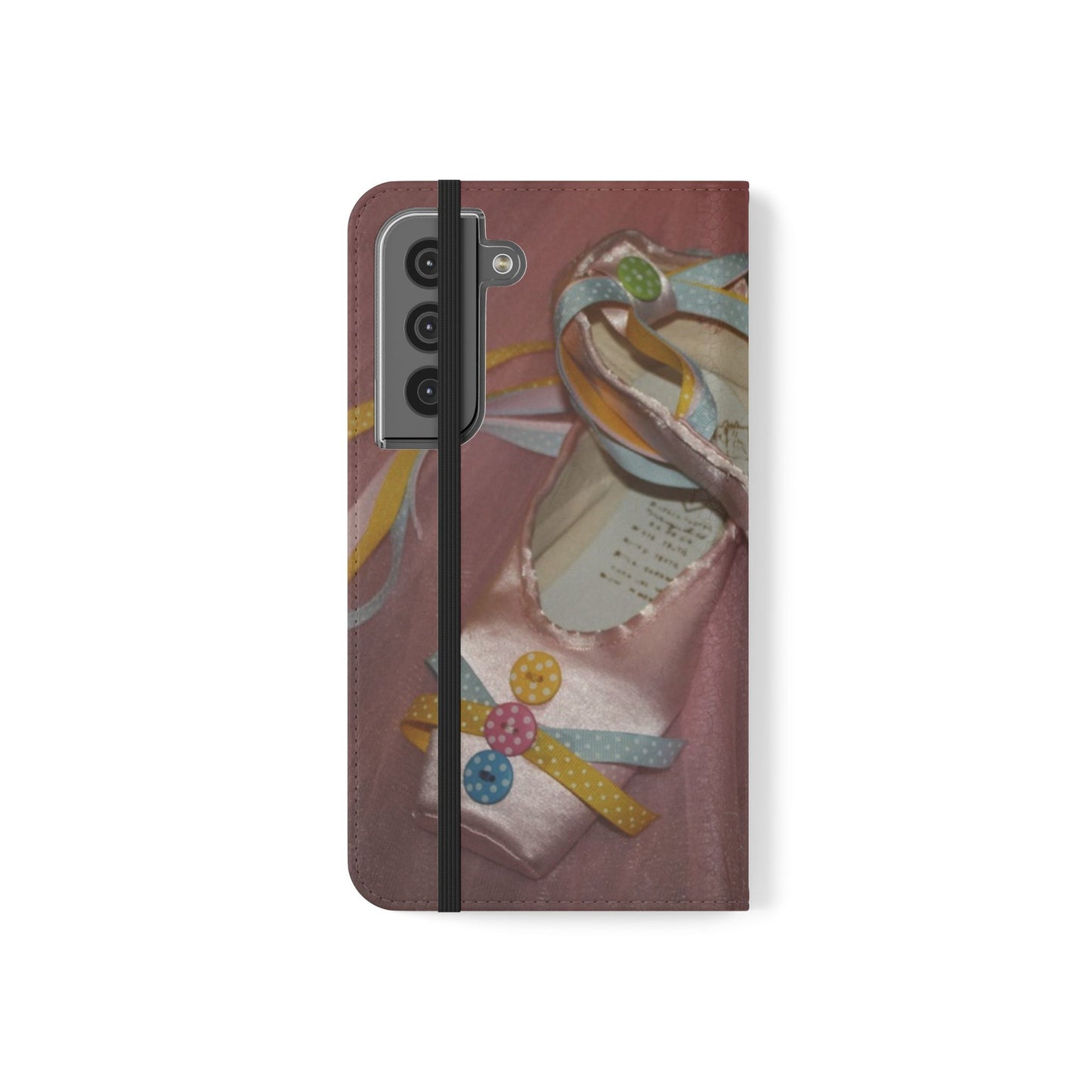 Buttons & Bows Design Flip Case