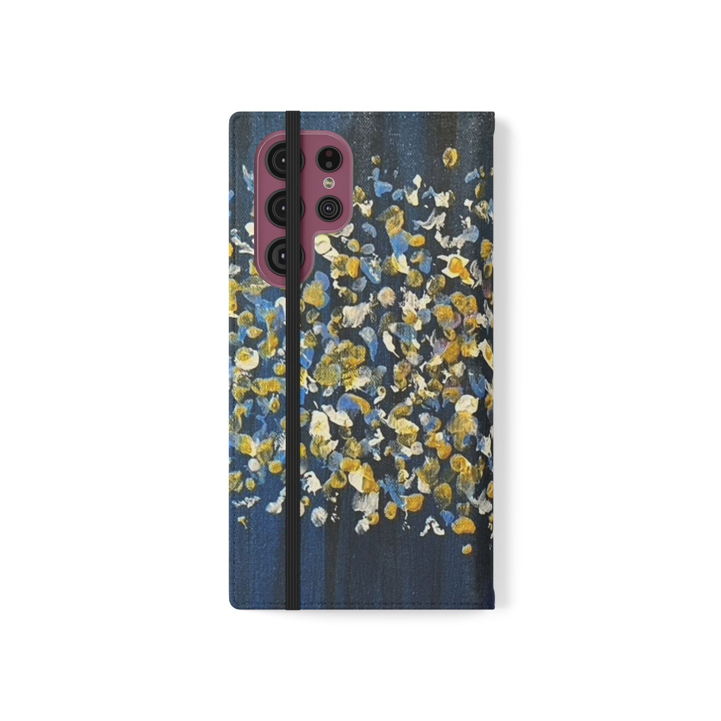 Flip Case-Blue Abstract