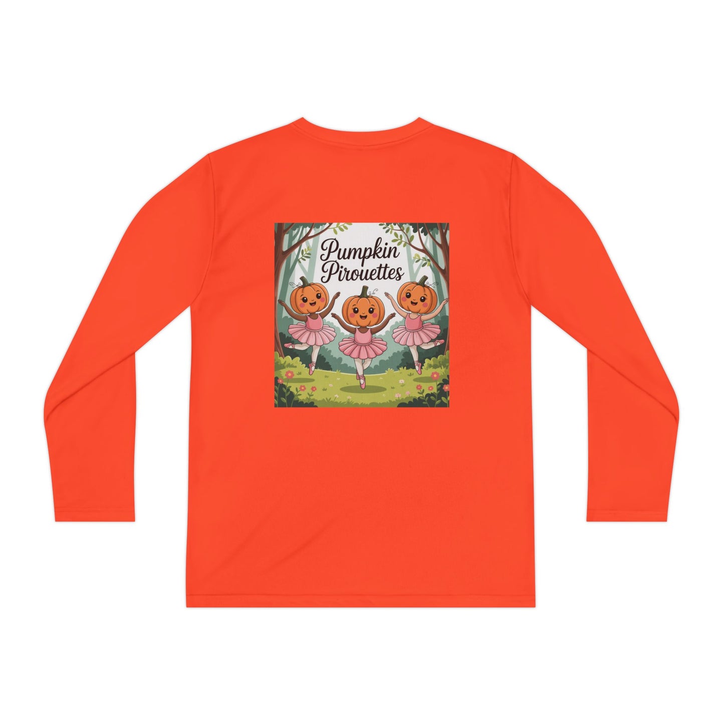 Girl's Long Sleeve Pumpkin Tee