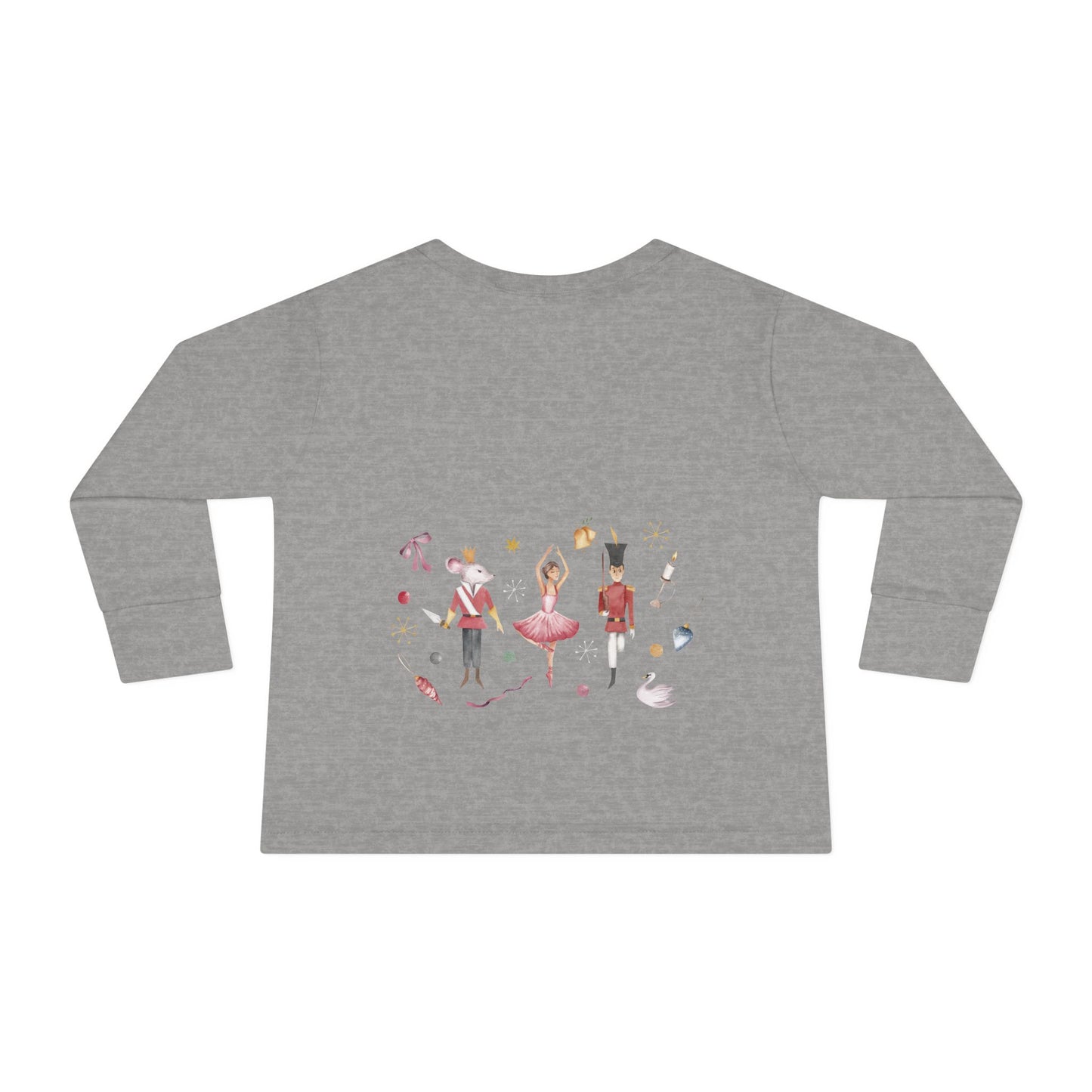 Cute Toddler Long Sleeve Tee ~  Nutcracker Ballet Graphic