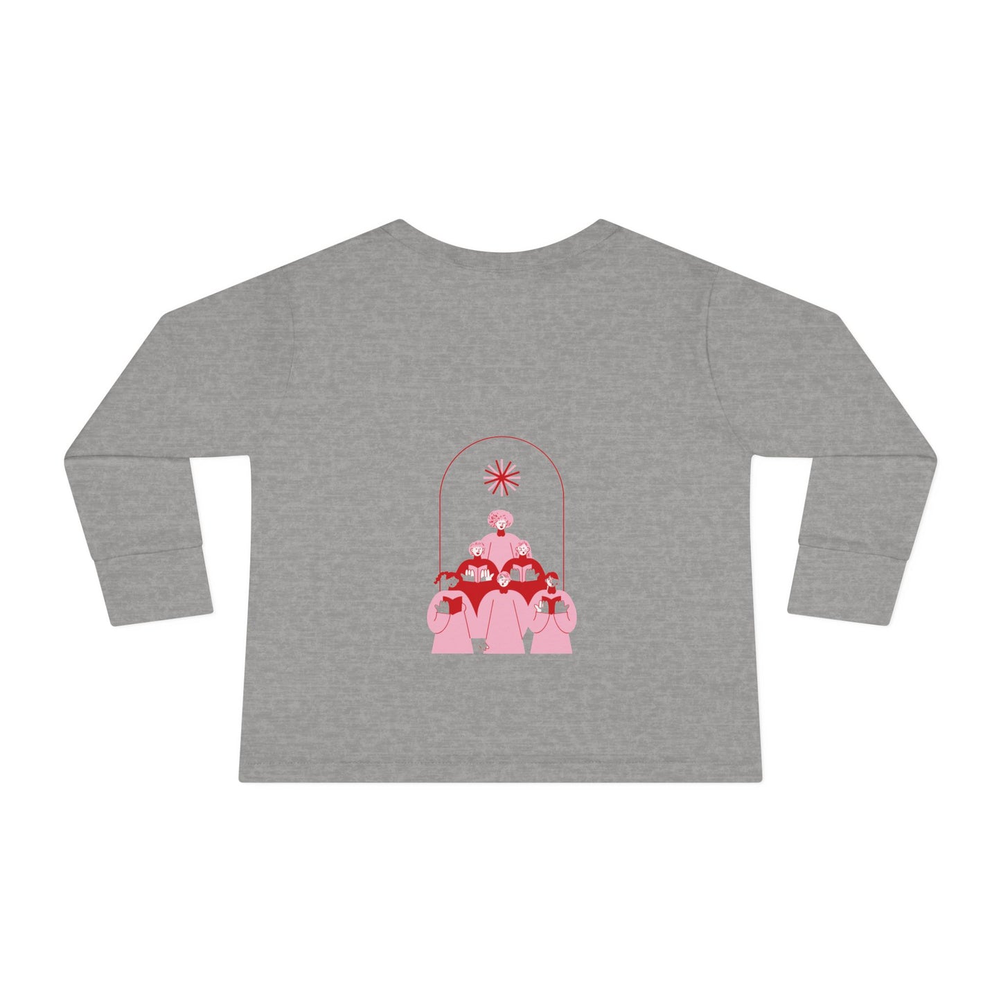 Cute Toddler Long Sleeve Tee ~ Christmas Carols