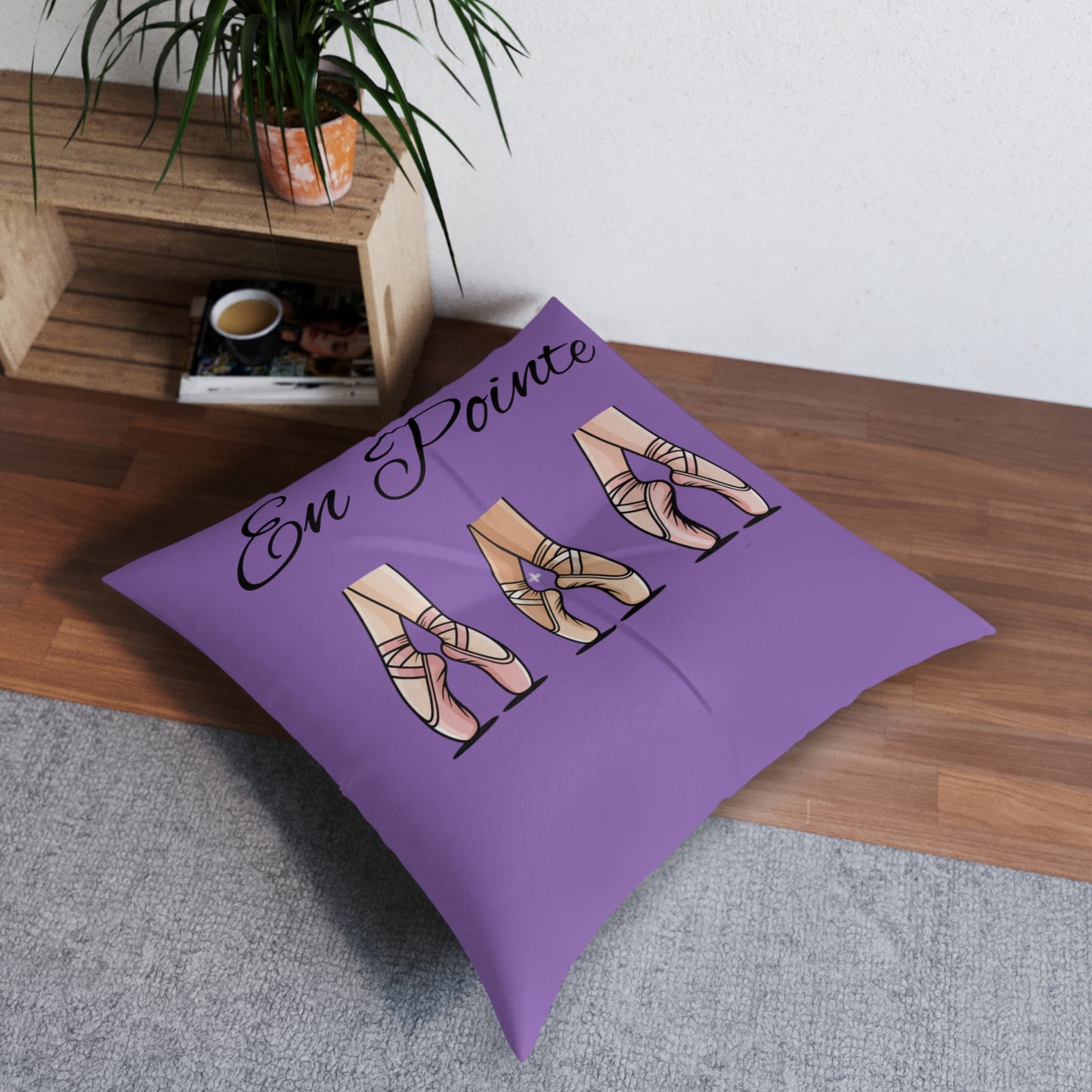 Tufted Floor Pillow~En Pointe