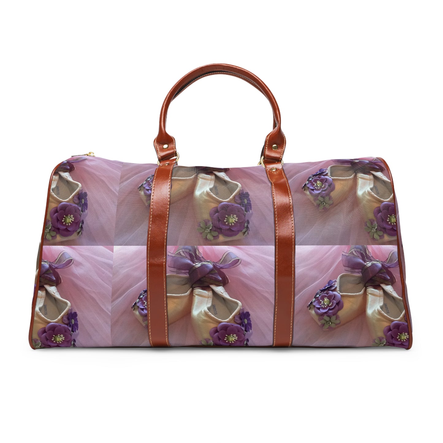Dance/Travel Bag-African Violets & Pointe Shoes