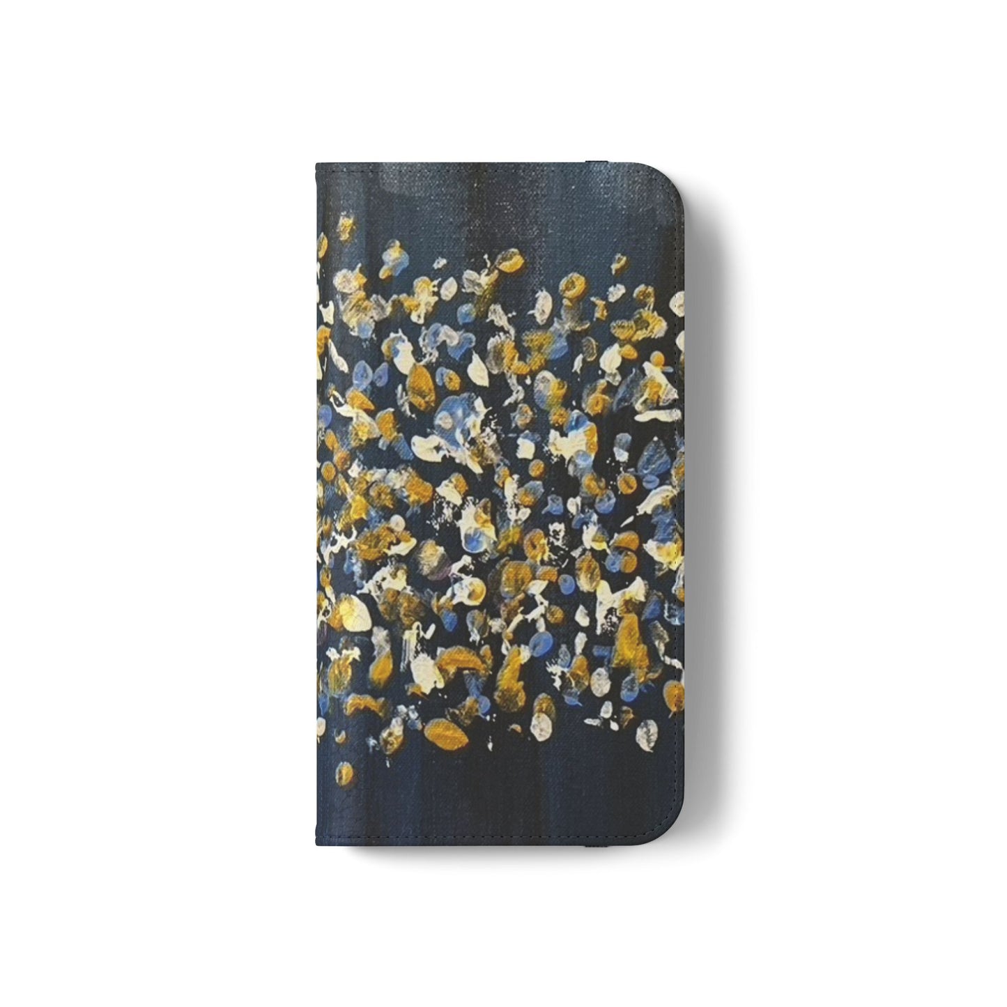 Flip Case-Blue Abstract