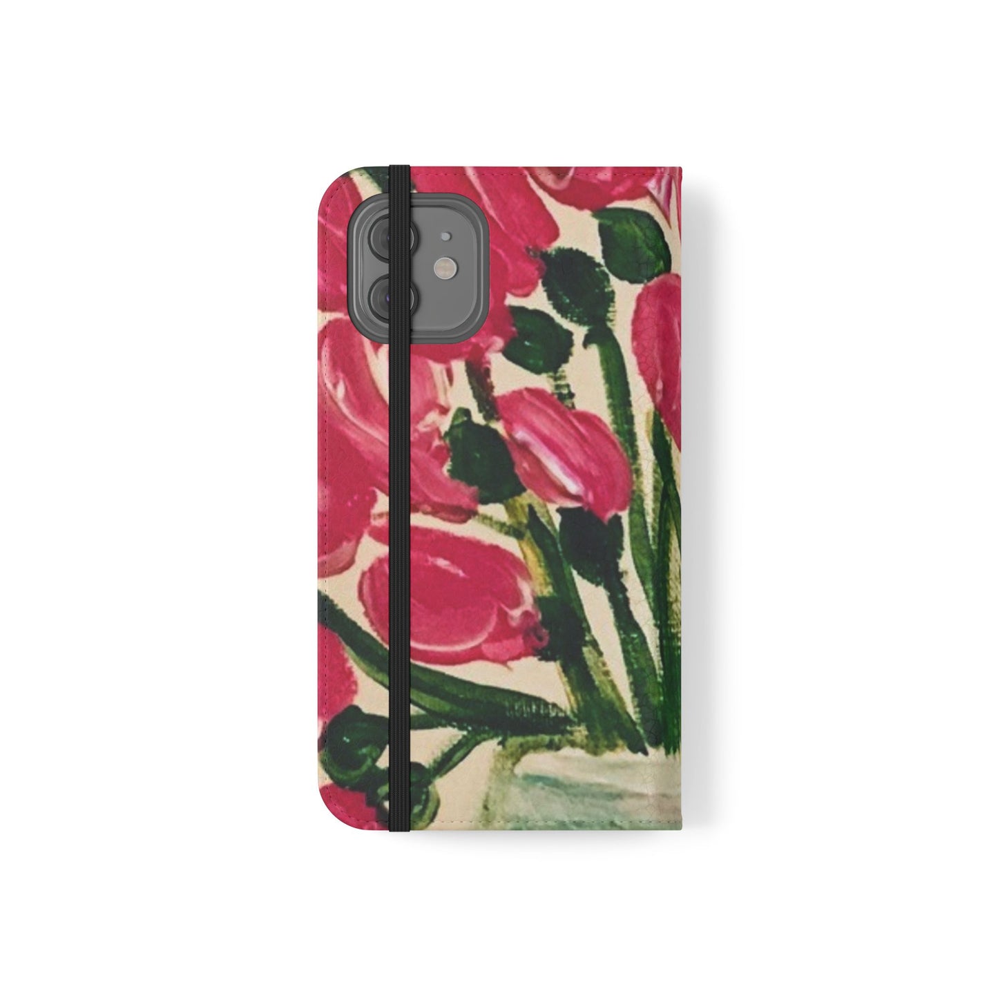 Flip Case-Pink Tulips