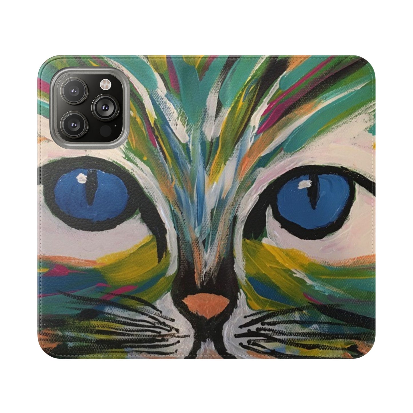 Flip Case-Blue Eyed Cat
