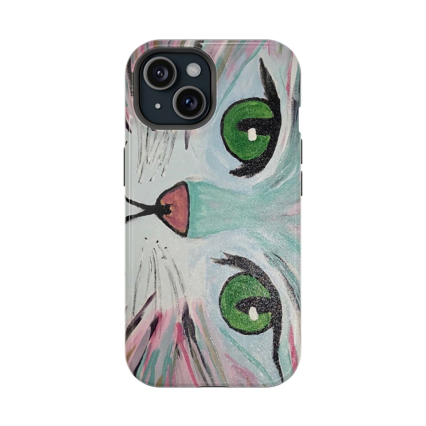 Magnetic Case-Green Eyed Cat