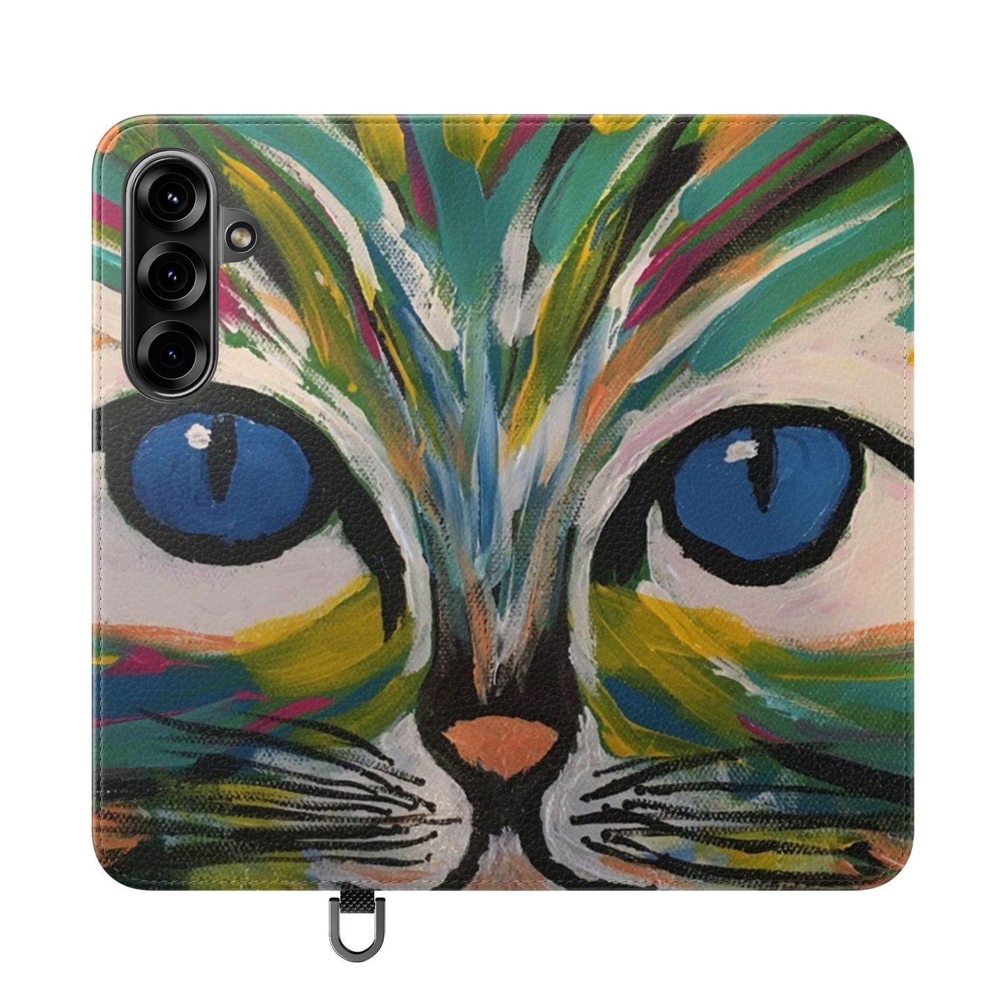 Flip Case-Blue Eyed Cat