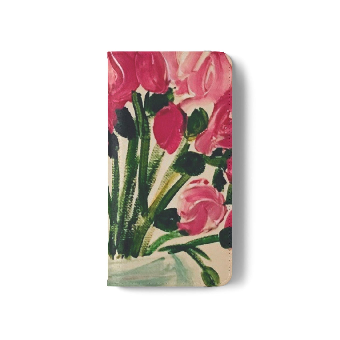 Flip Case-Pink Tulips