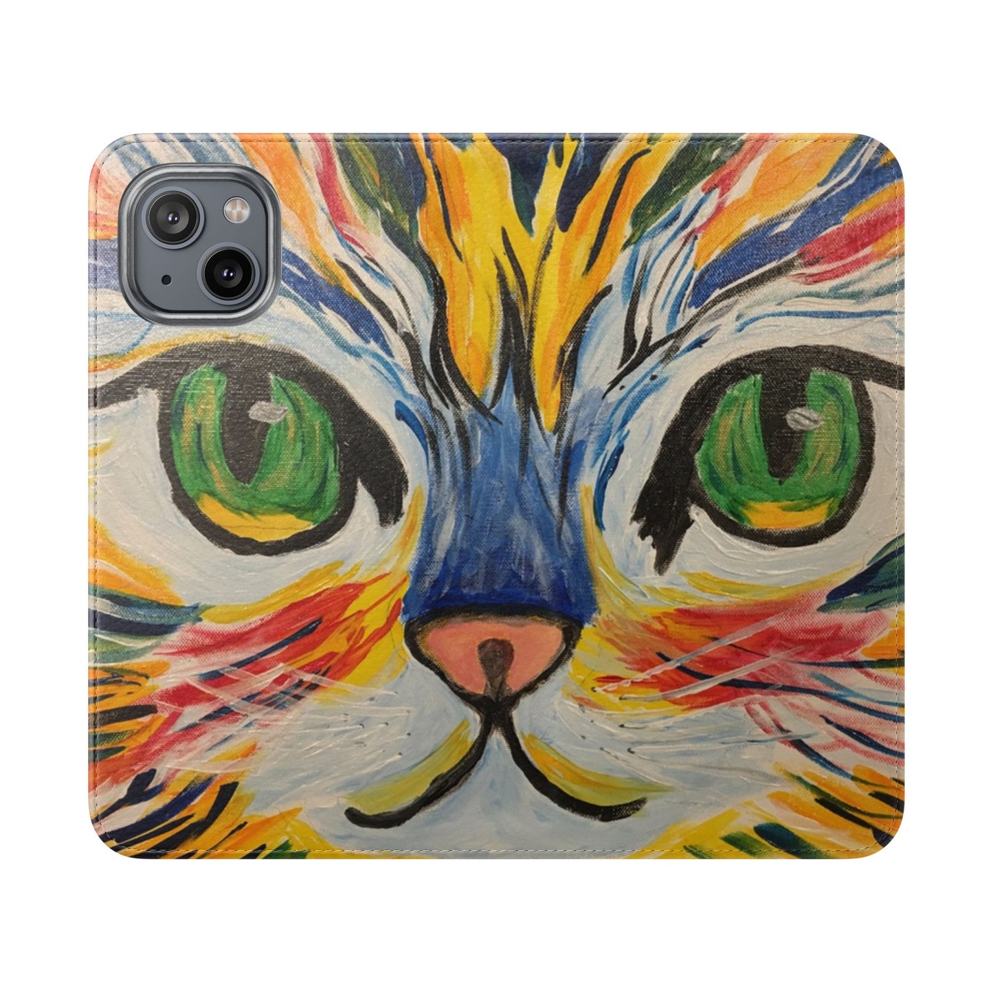 Flip Case-Hazel Eyed Cat