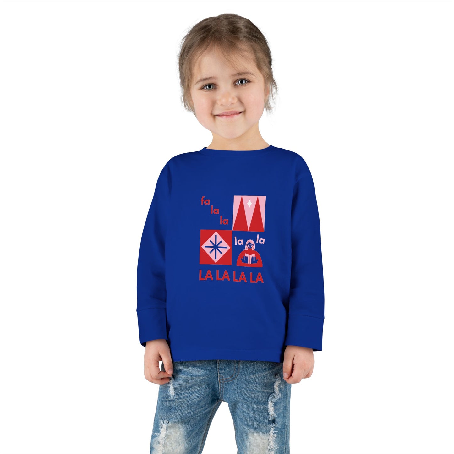 Cute Toddler Long Sleeve Tee ~ Christmas Carols