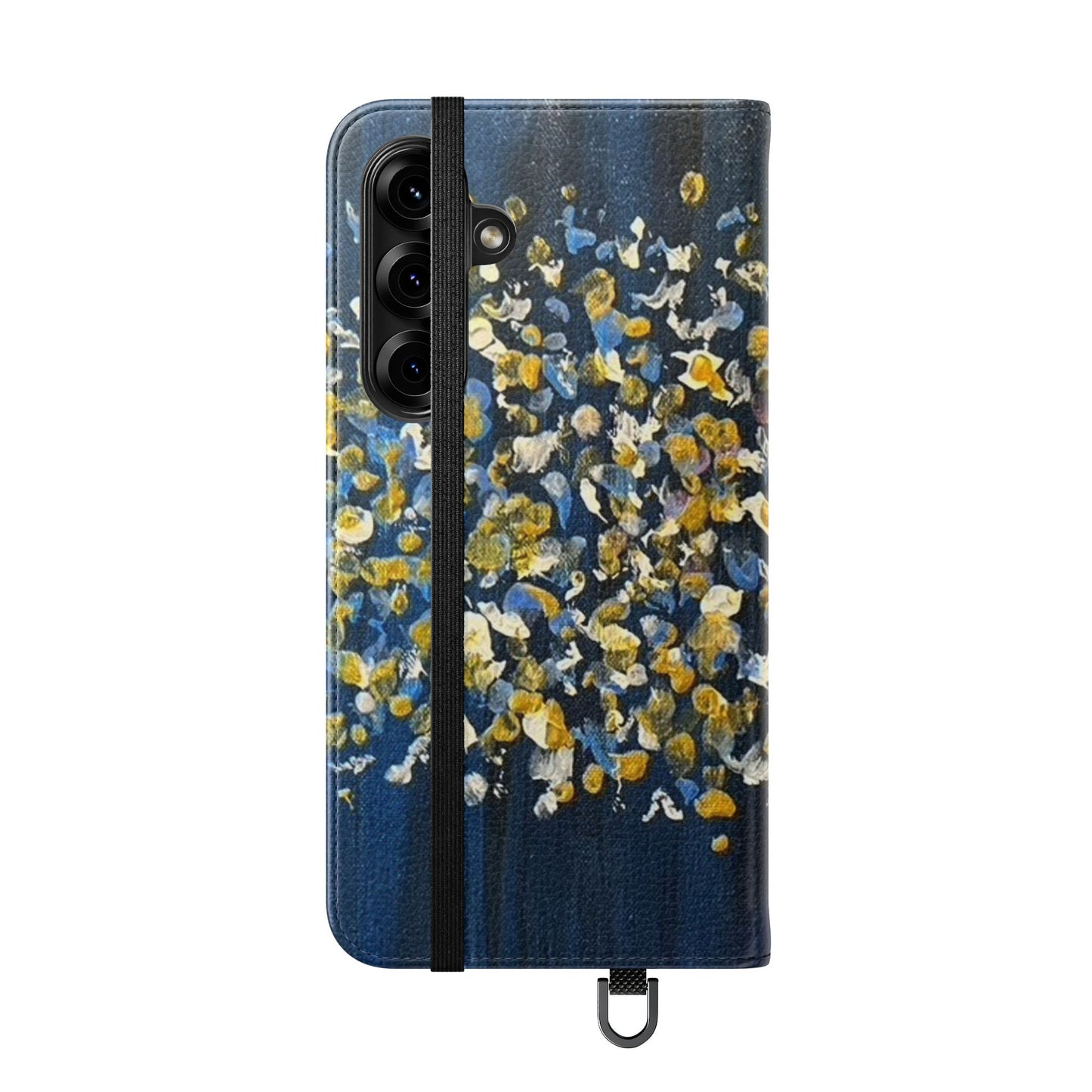 Flip Case-Blue Abstract