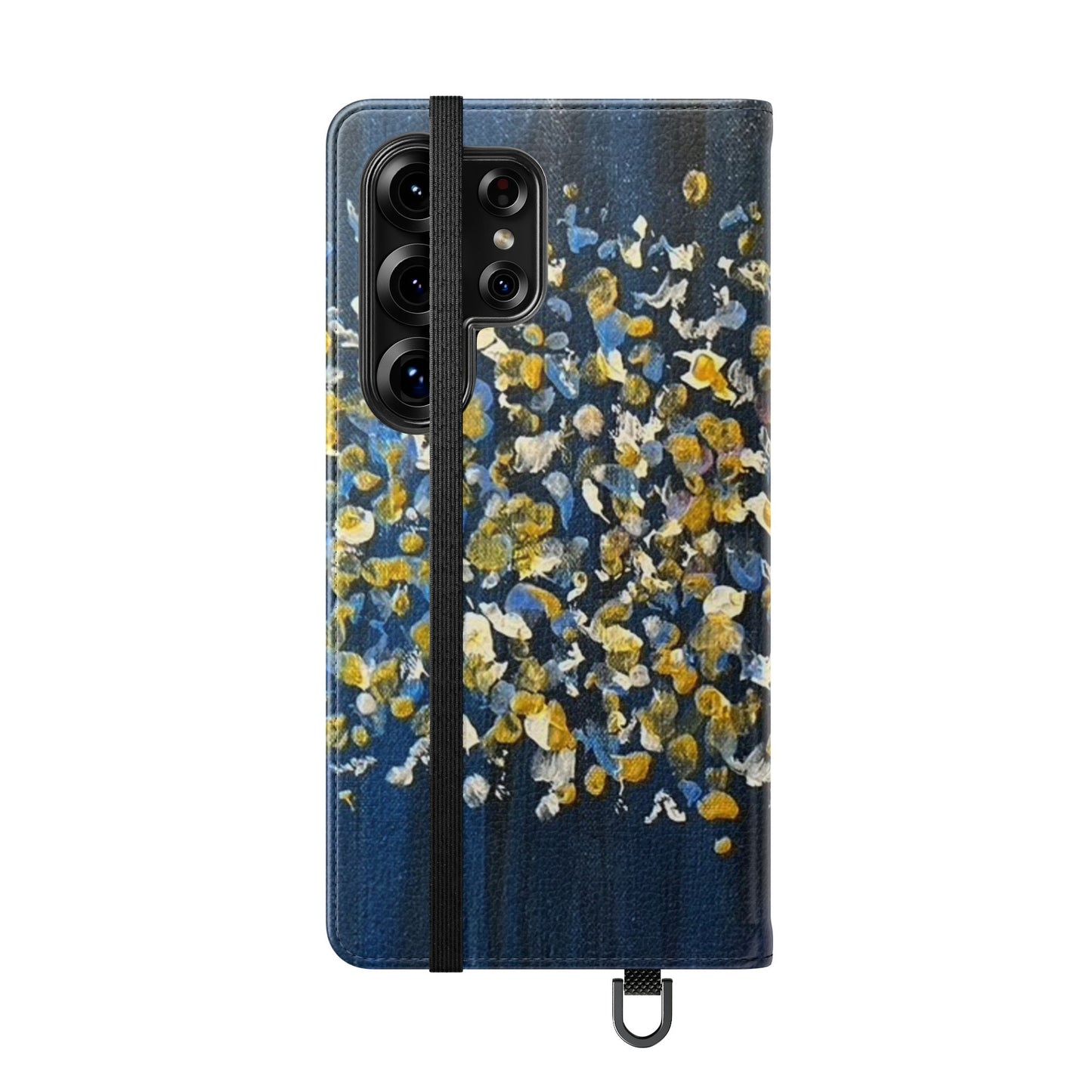 Flip Case-Blue Abstract