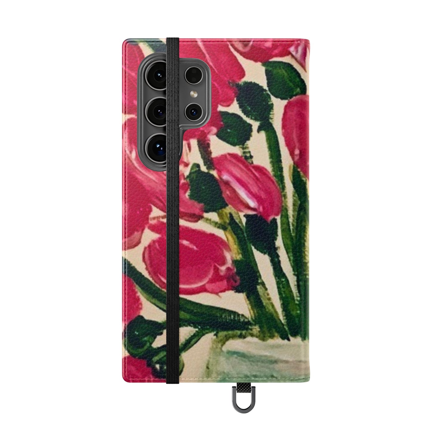 Flip Case-Pink Tulips