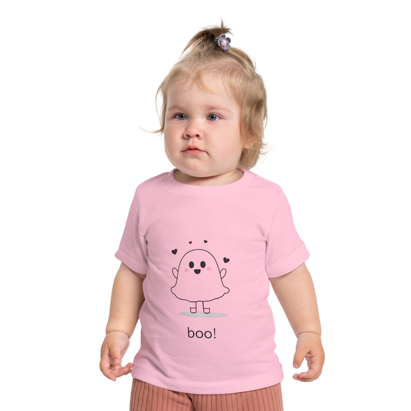 Baby T-Shirt - Cute Ghost Baby Girl Tee