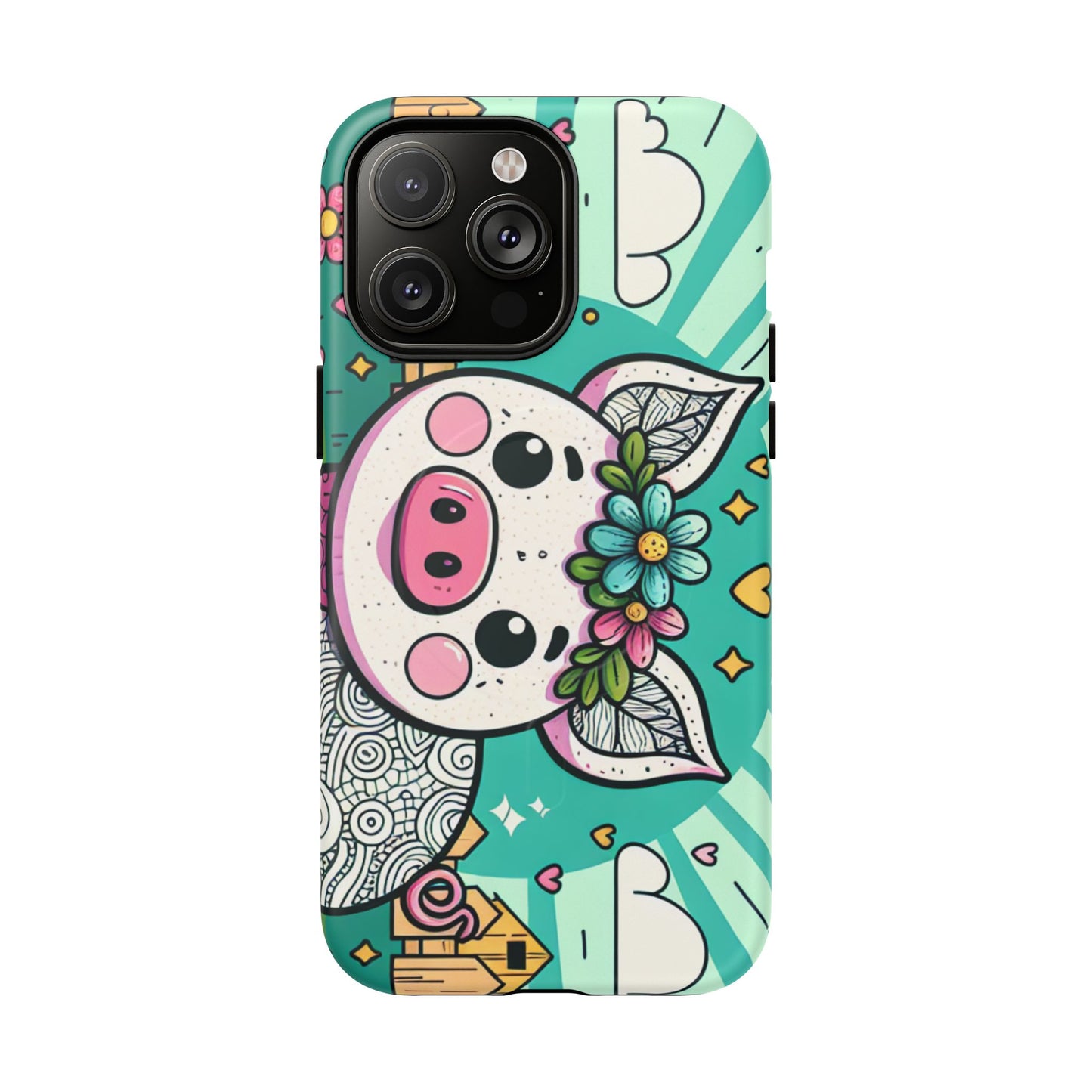 Magnetic Tough Case-Cute Pig Farm