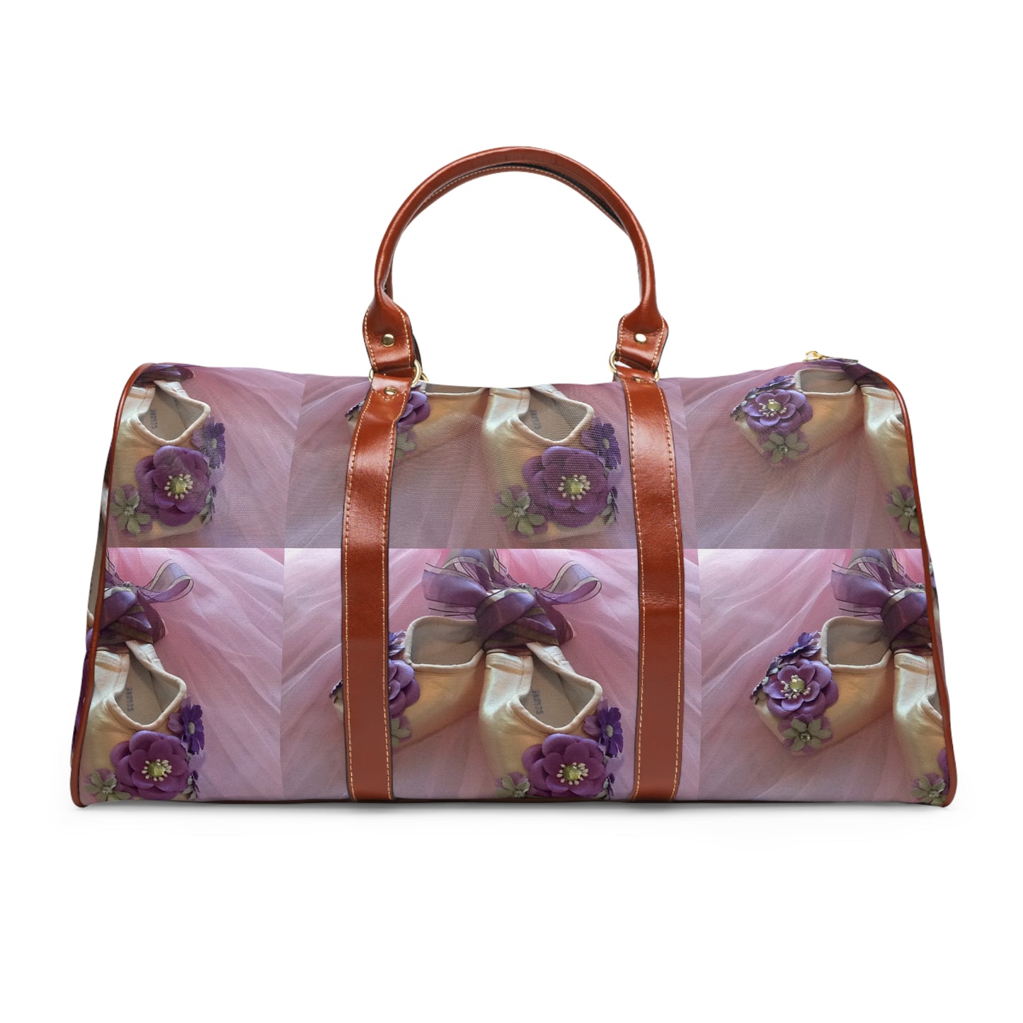 Dance/Travel Bag-African Violets & Pointe Shoes