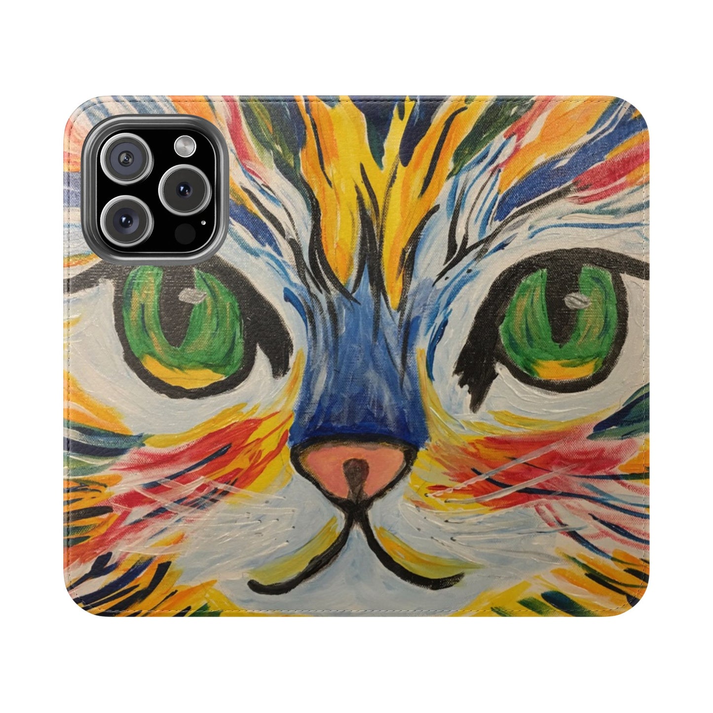 Flip Case-Hazel Eyed Cat