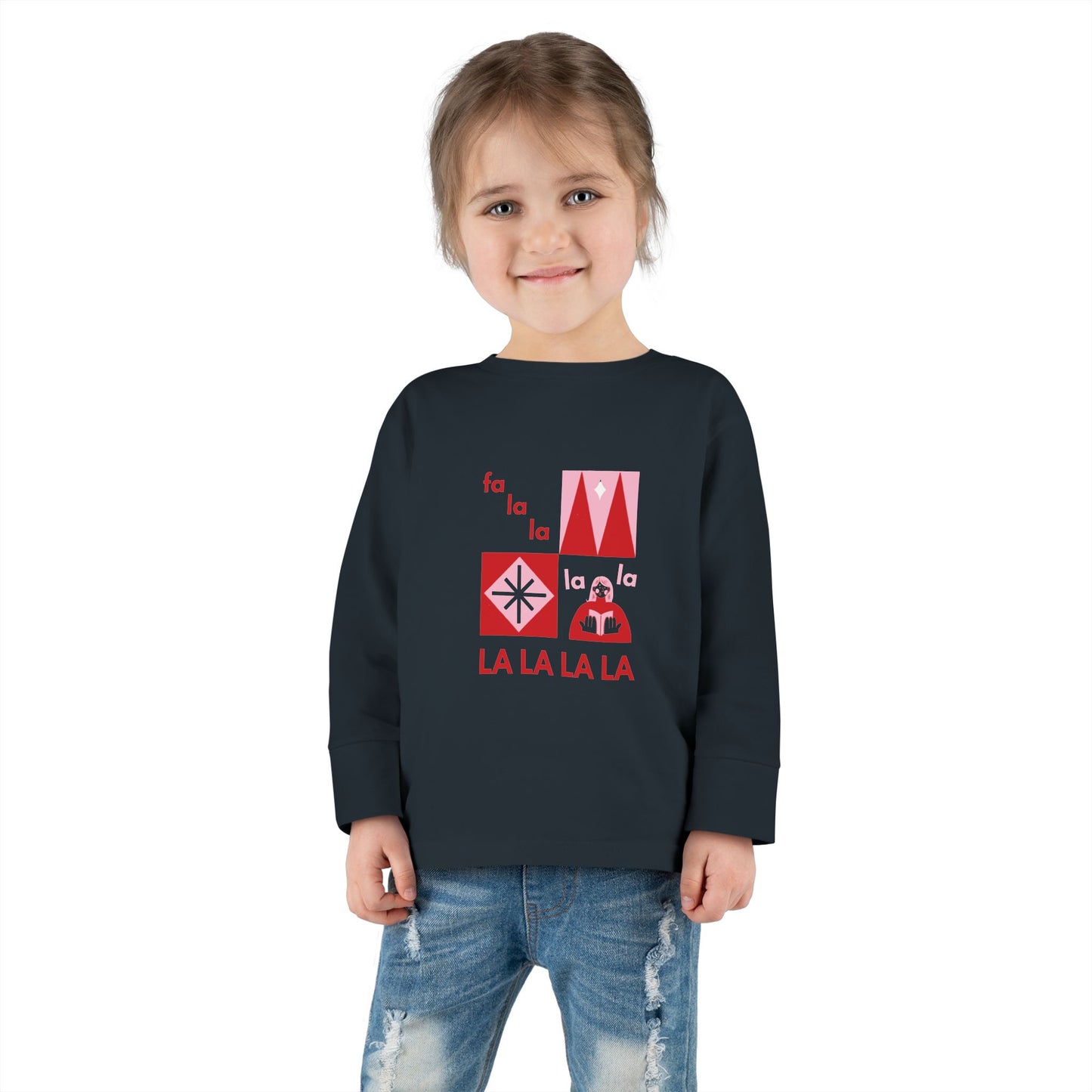 Cute Toddler Long Sleeve Tee ~ Christmas Carols