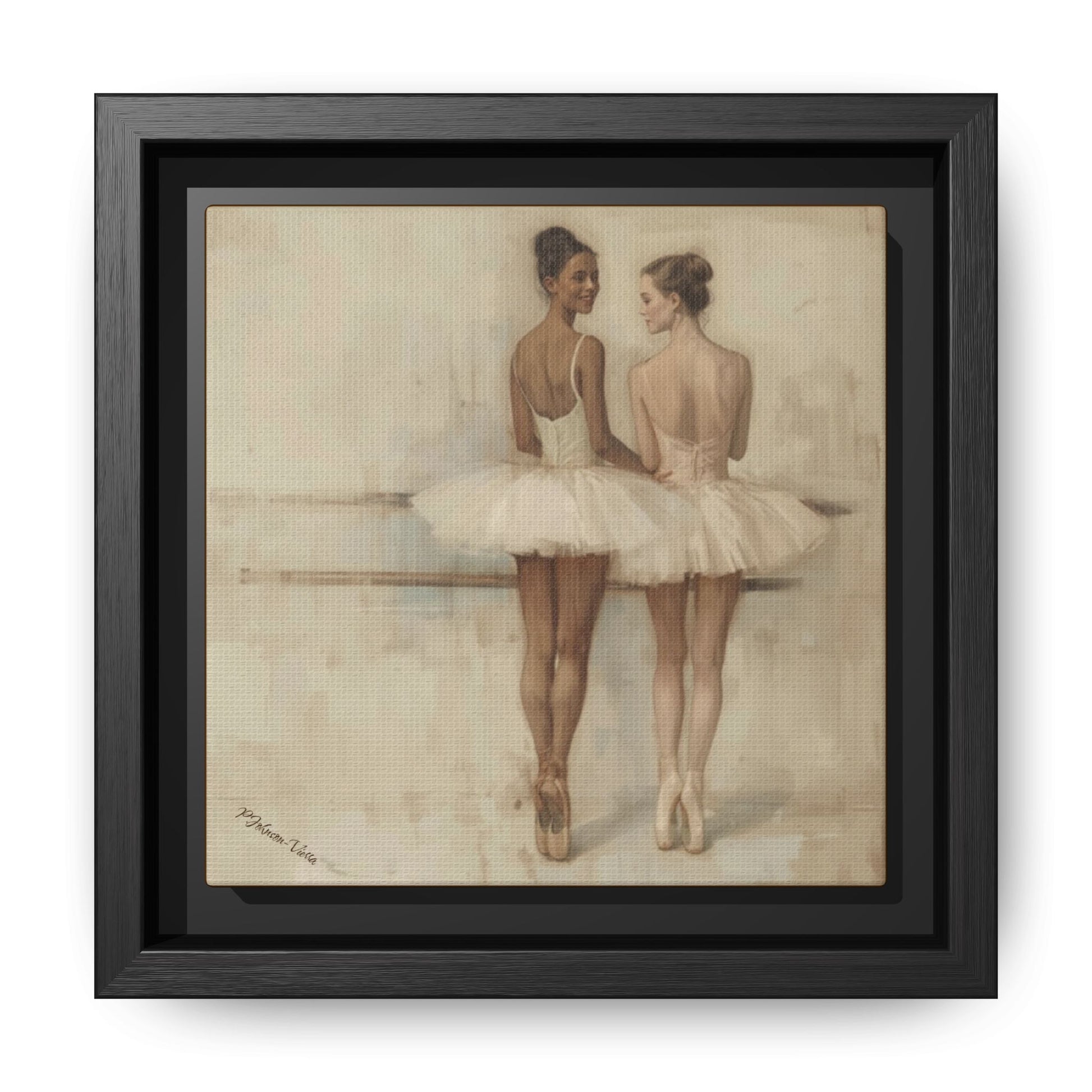 Framed Canvas Print~In the Same Light