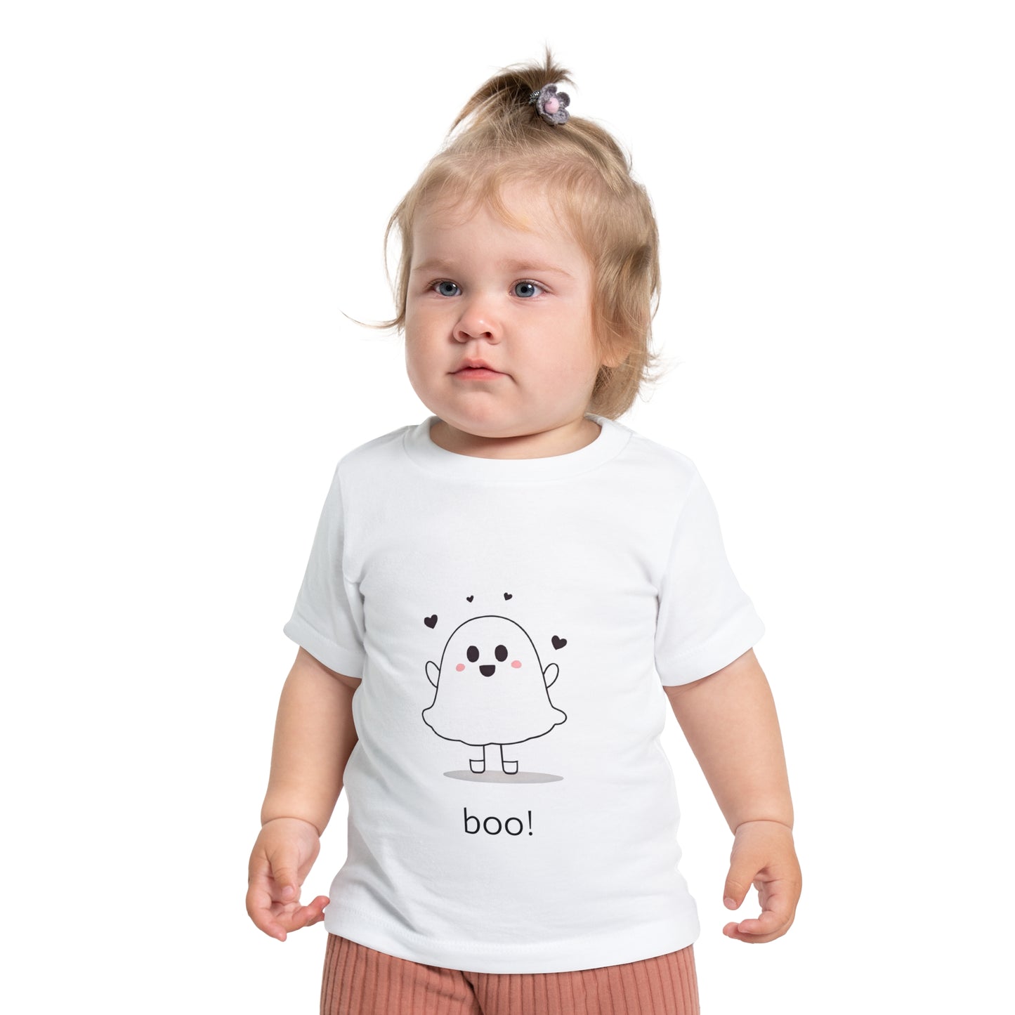 Baby T-Shirt - Cute Ghost Baby Girl Tee