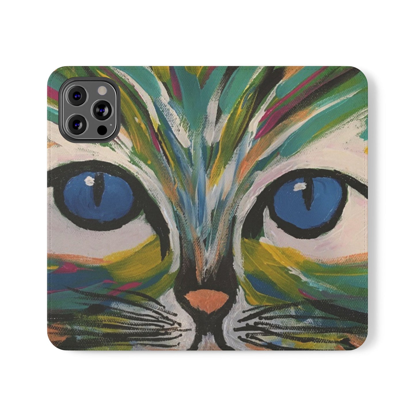 Flip Case-Blue Eyed Cat
