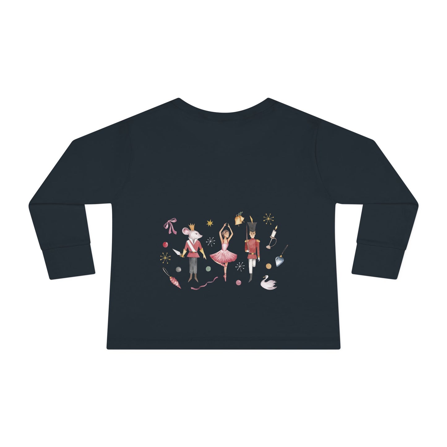 Cute Toddler Long Sleeve Tee ~  Nutcracker Ballet Graphic