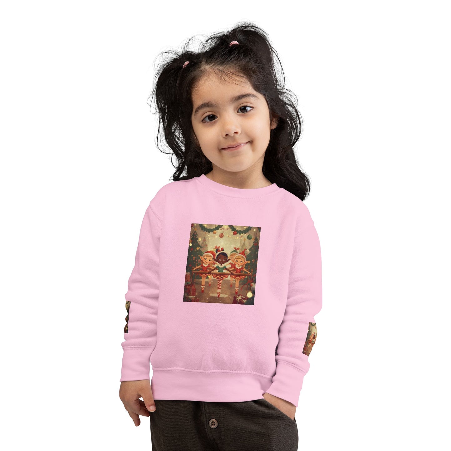 Christmas Elves Toddler Sweatshirt