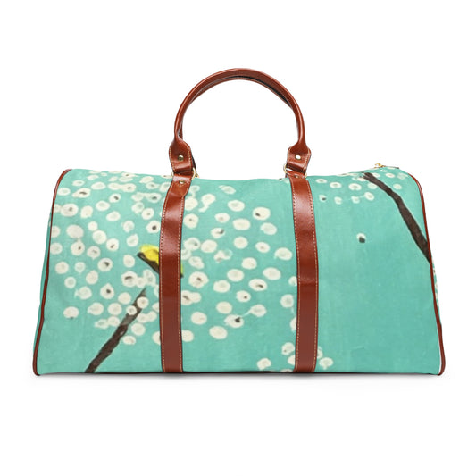 Dance/Travel Bag-White Dandelions