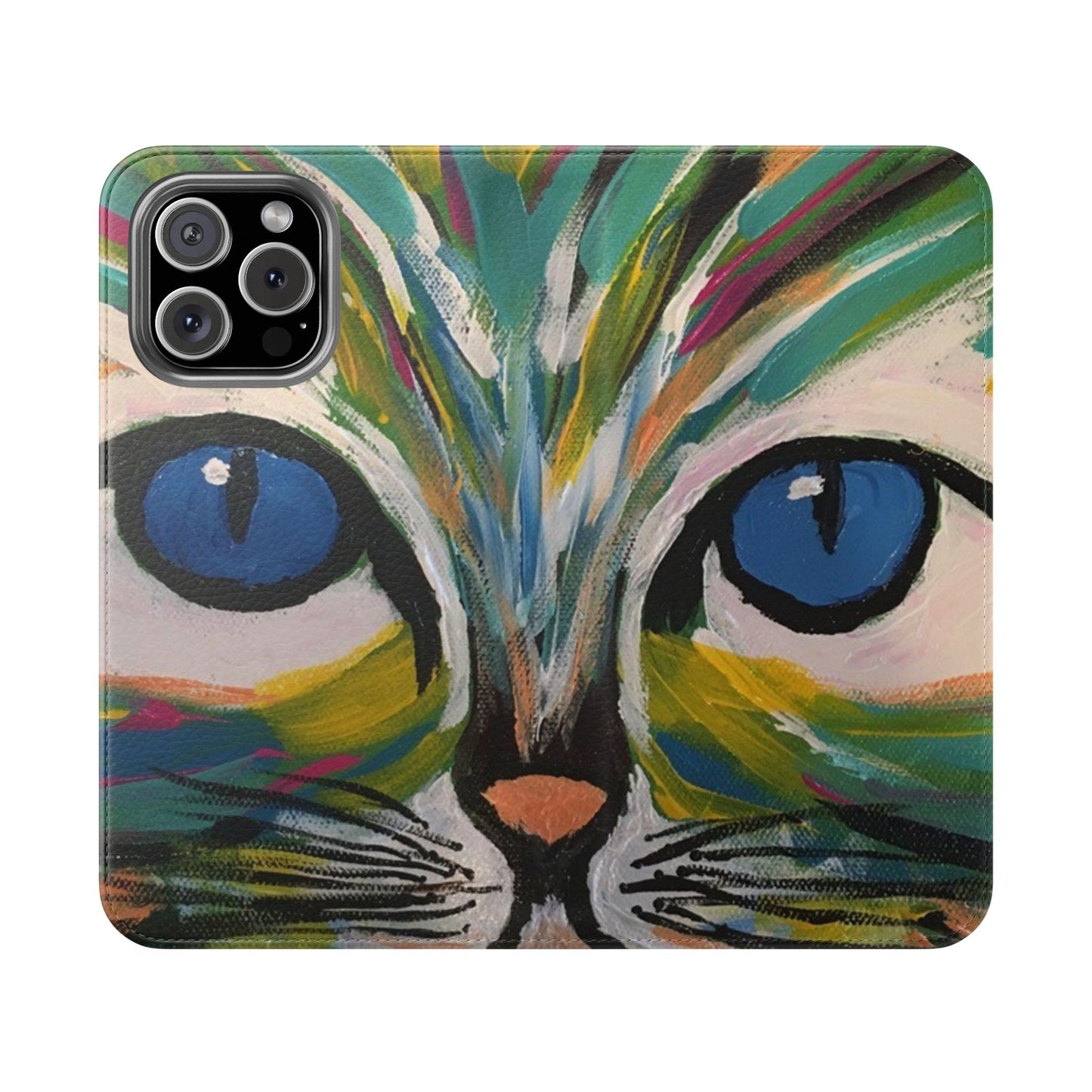 Flip Case-Blue Eyed Cat