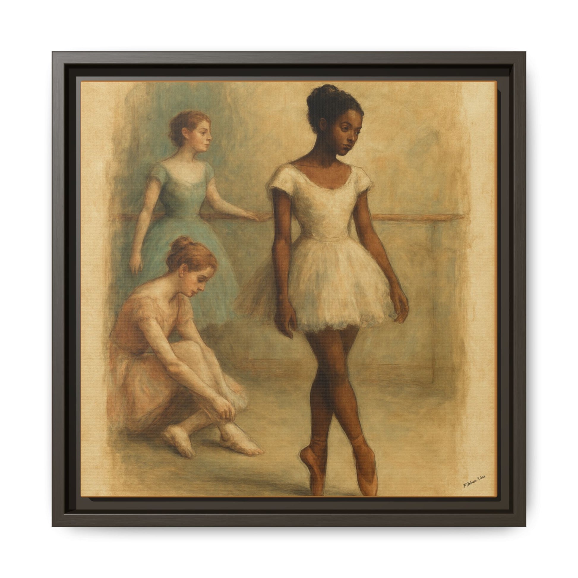 Framed Canvas Print~The Soloist