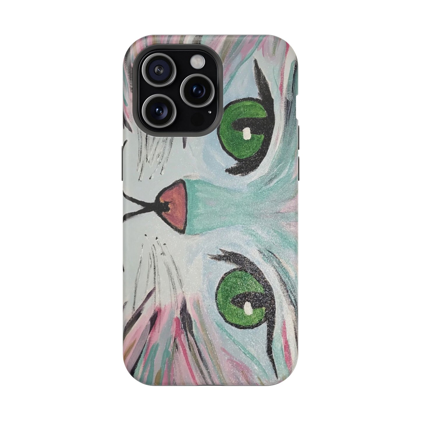 Magnetic Case-Green Eyed Cat