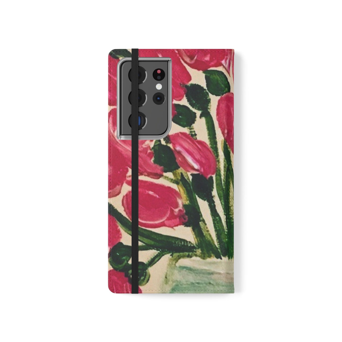 Flip Case-Pink Tulips