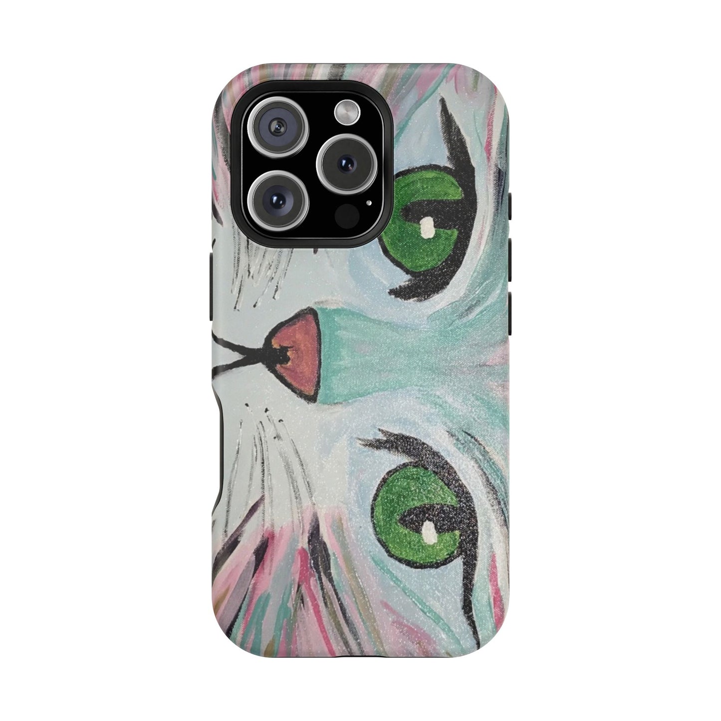 Magnetic Case-Green Eyed Cat