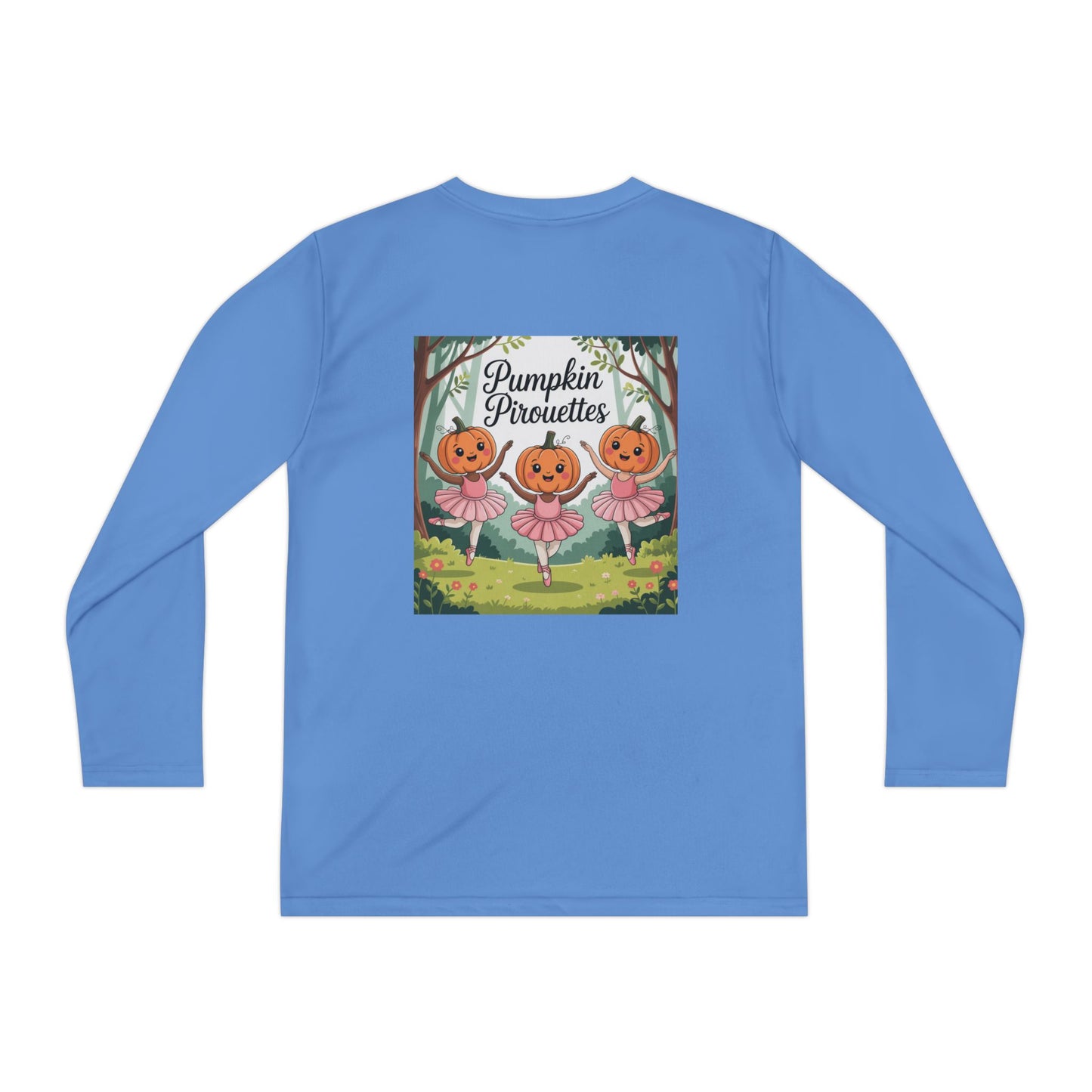 Girl's Long Sleeve Pumpkin Tee