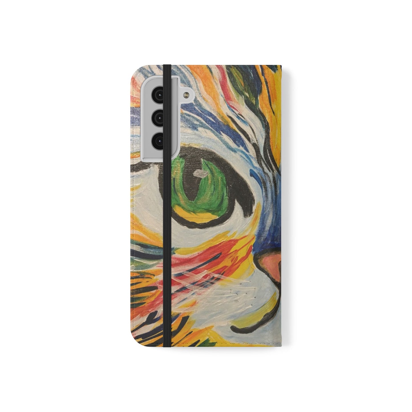 Flip Case-Hazel Eyed Cat