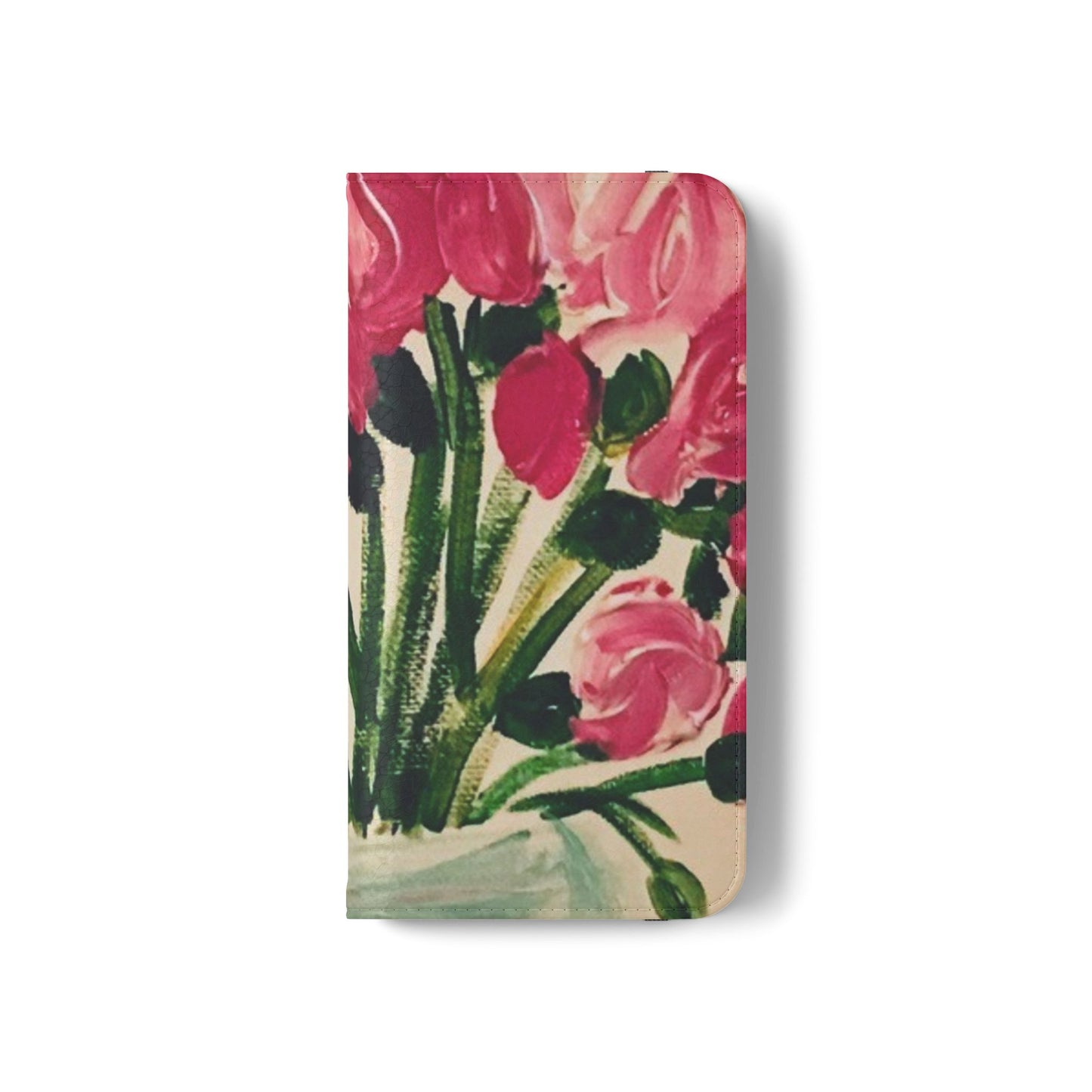Flip Case-Pink Tulips