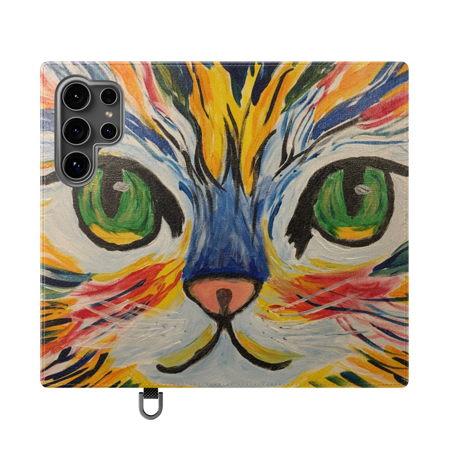 Flip Case-Hazel Eyed Cat
