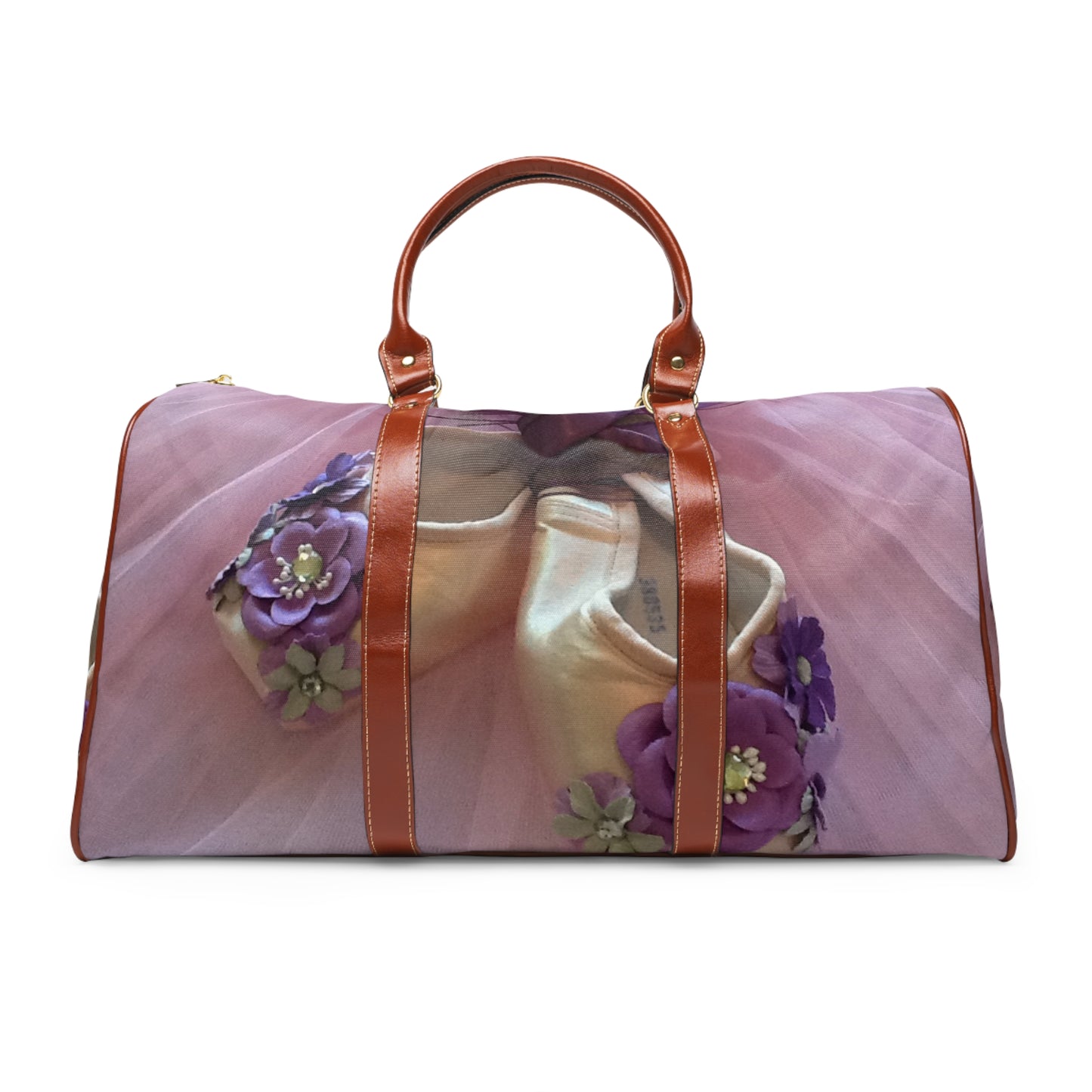 Dance/Travel Bag-African Violets & Pointe Shoes