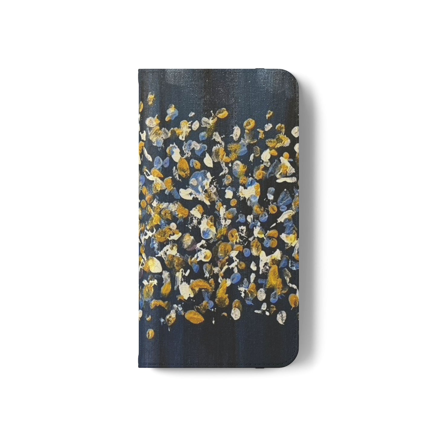 Flip Case-Blue Abstract