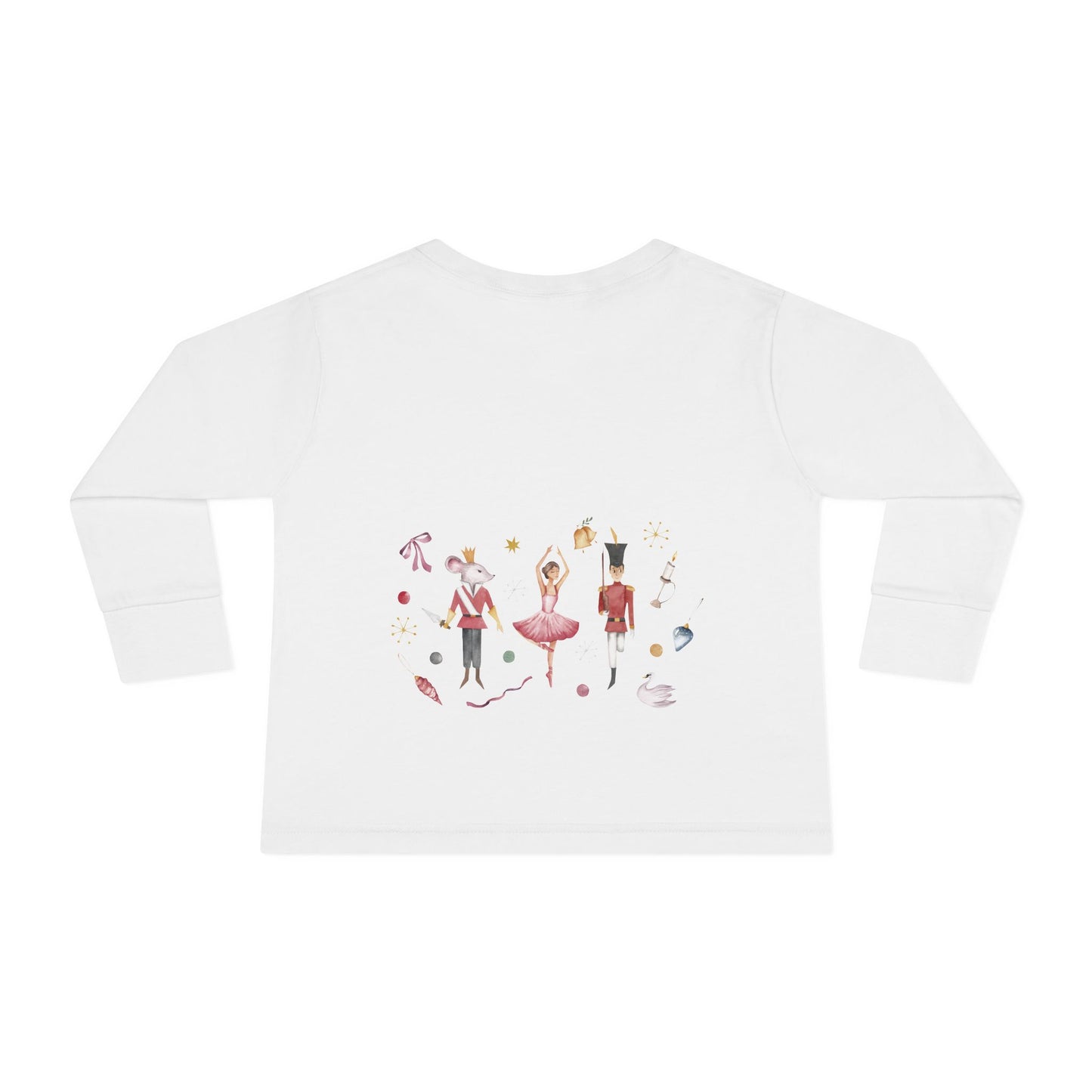 Cute Toddler Long Sleeve Tee ~  Nutcracker Ballet Graphic
