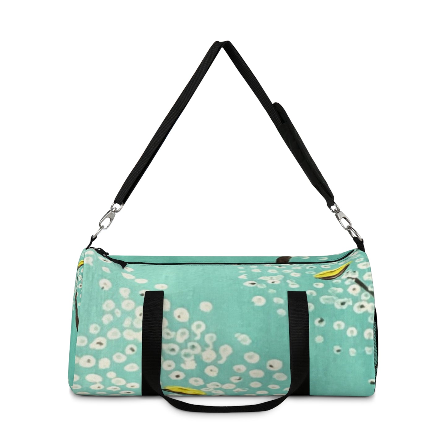 Duffle Bag~White Dandelions