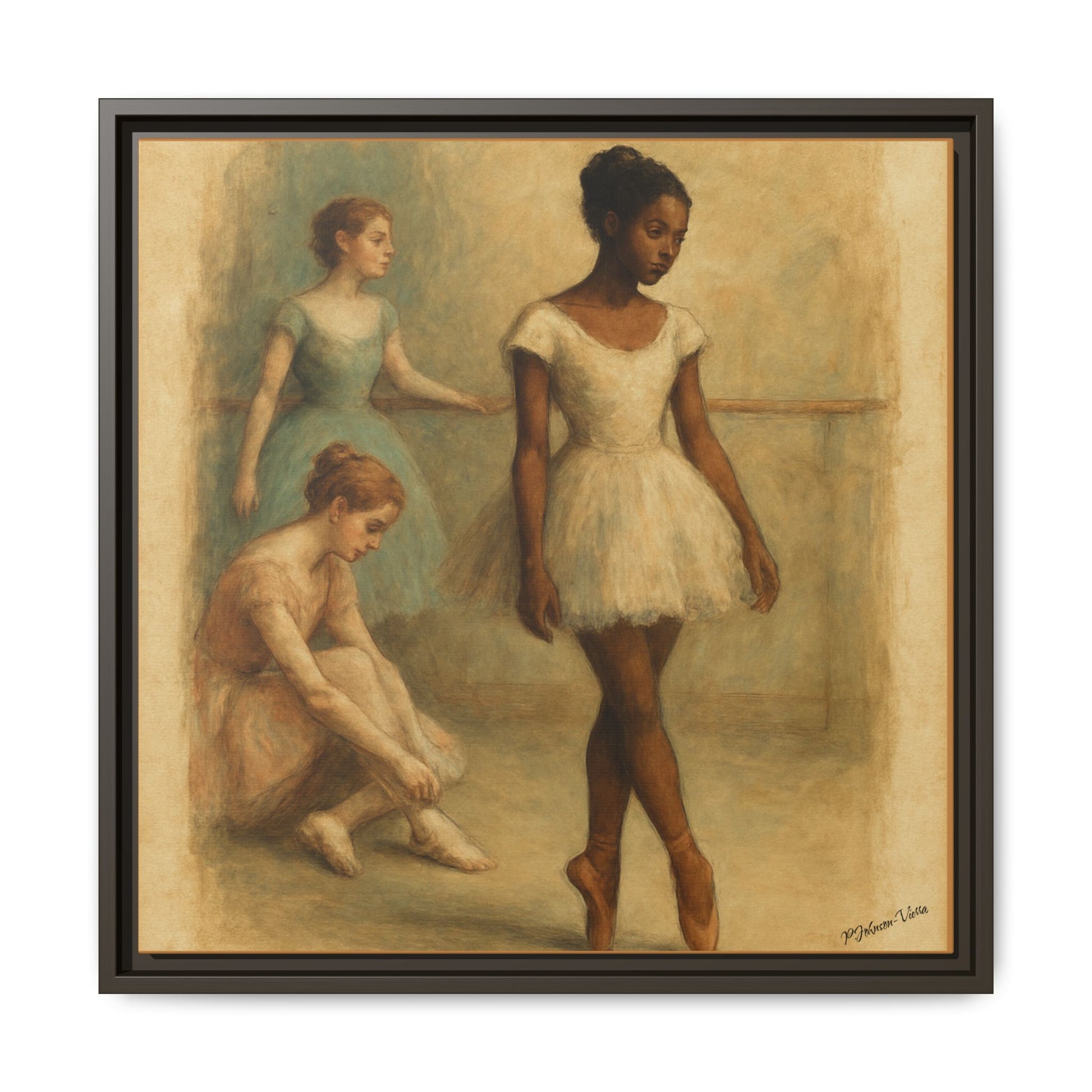 Framed Canvas Print~The Soloist