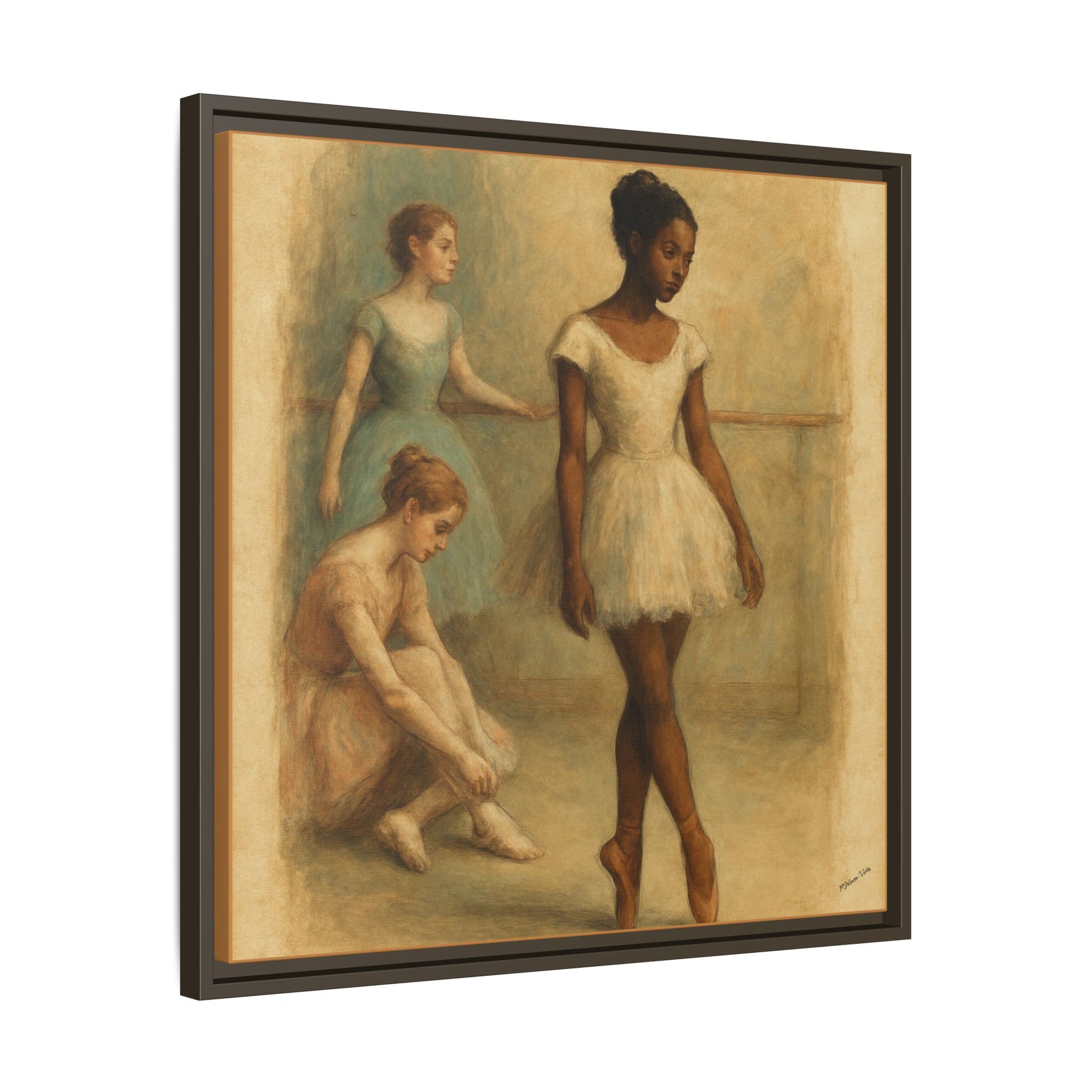 Framed Canvas Print~The Soloist