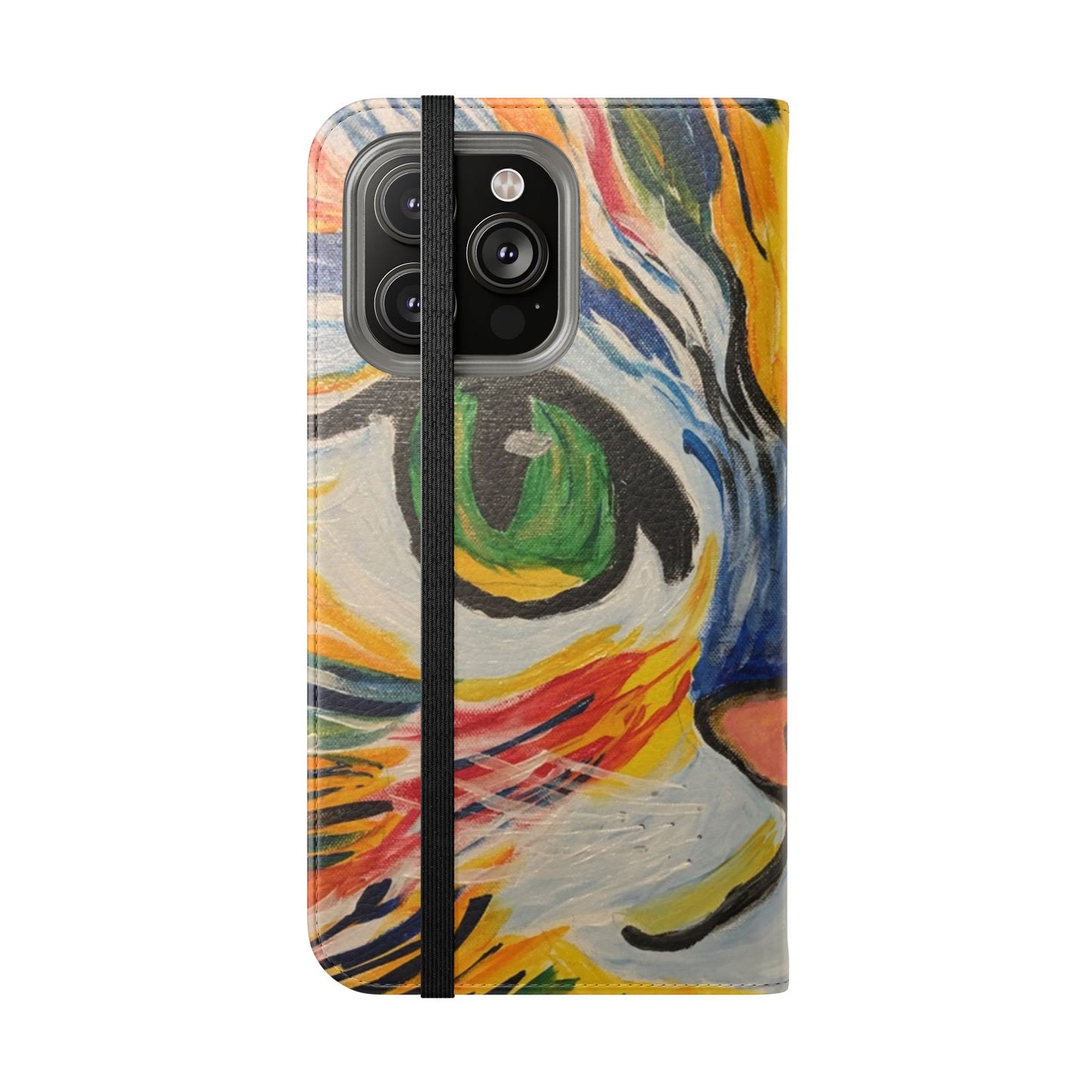 Flip Case-Hazel Eyed Cat