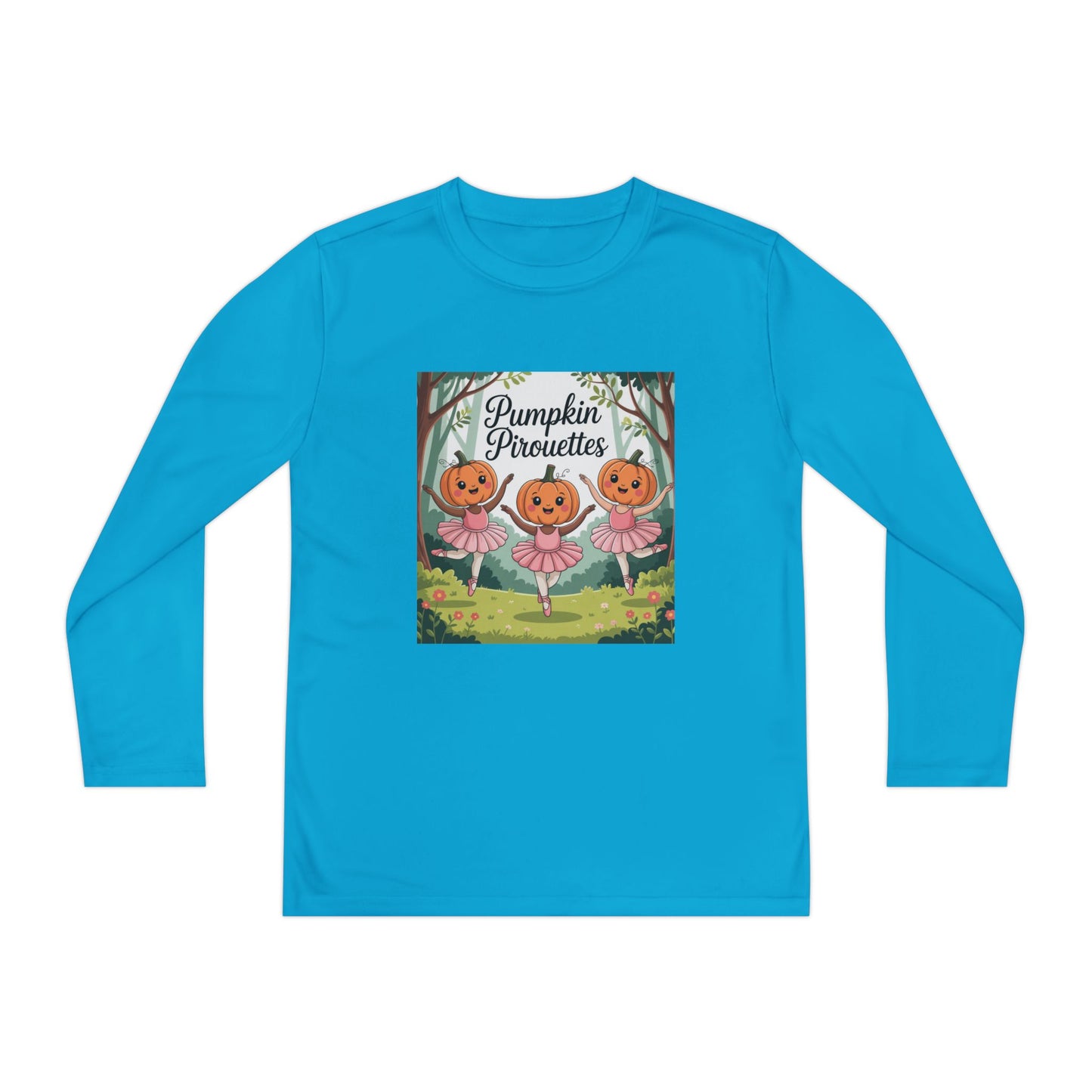 Girl's Long Sleeve Pumpkin Tee