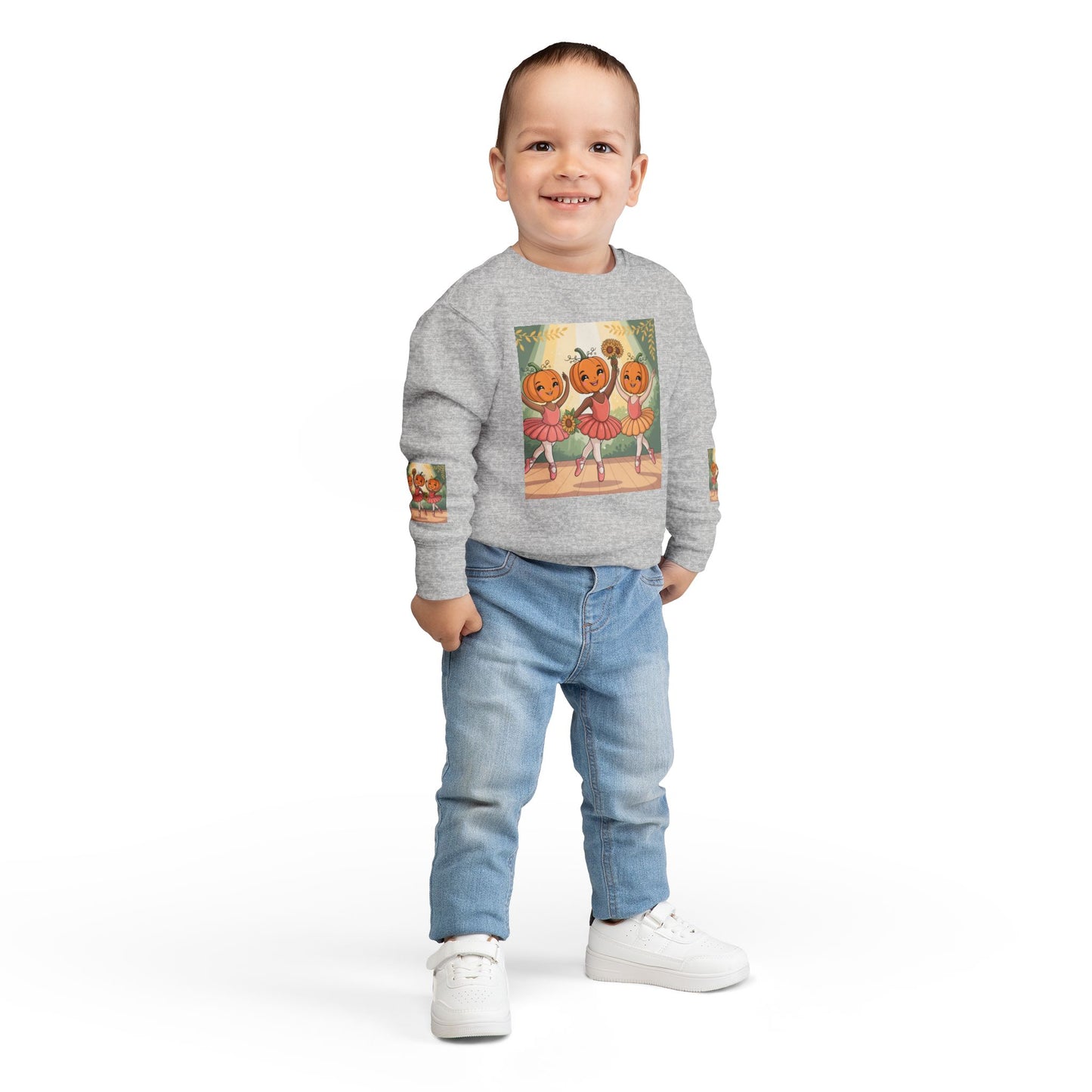 Pumpkin Ballet Toddler Sweatshirt