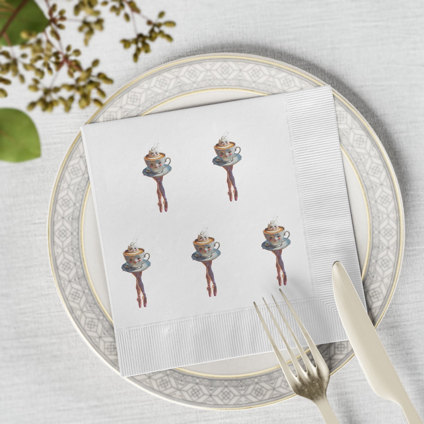 Napkins~Ballerina Cappuccina